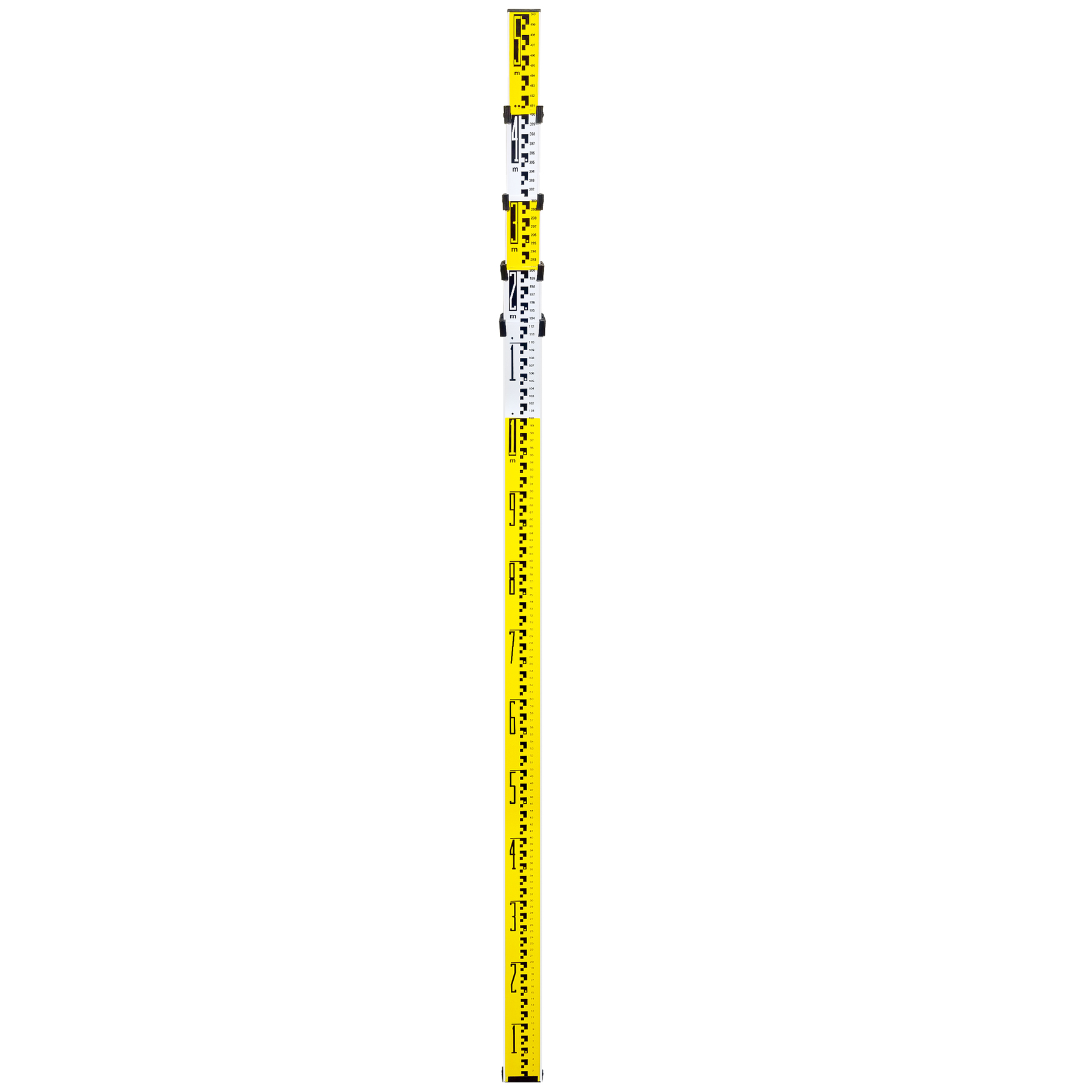 5M Aluminum Leveling Rod (CR) - Metric, 1/2cm, mm