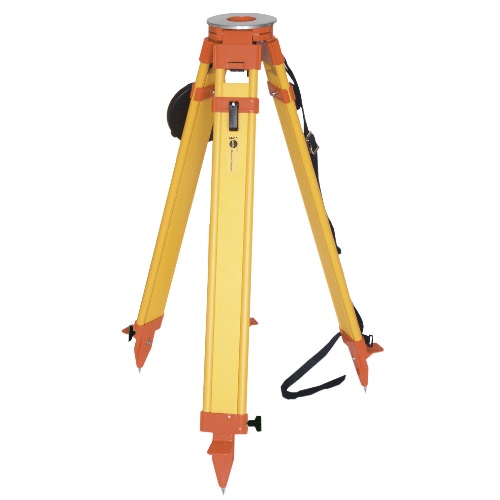 Surveyors' Grade Wooden Tripod w/ Dual Clamp